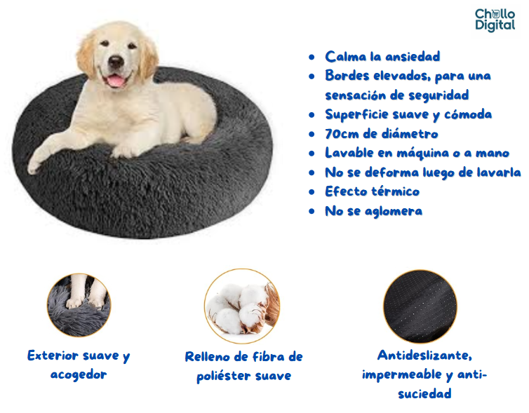 Cama Antiansiedad para perros y gatos